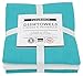 Now Designs Floursack Kitchen Towels, Set of Three, Bali Blue/White