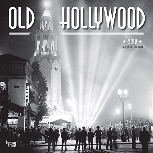 Old Hollywood 2018 12 x 12 Inch Monthly Square Wall Calendar, USA United States of America California Los Angeles Pacific West City (Multilingual Edition)