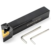 OSCARBIDE 3/4" Shank Lathe Turning Holder MTJNR12-3C Right Hand | 5"Overall Length | TNMG332 Carbide Insert | 93&deg; Cutting Angle | External Turning | Durable &amp; Precise Machining