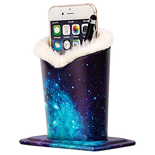 PG6 Plush Lined Eyeglasses Holder Stand Case Protective Glasses Case for Desks