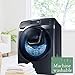 AIMJERRY Black Waterproof Fabric Shower Curtain Polyester Striped 72