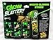 Silly String Glow Blaster with Recharging Flip Up Light - Shoots Glowing Silly String Streamers in the Air - Includes 2 Cans of Glow in the Dark Silly String
