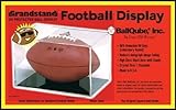 Grandstand Full Size Football Cube Display Holder - 98% UV Protection