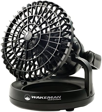 Wakeman 2 In 1 Portable Camping Lantern with Fan