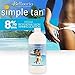 Belloccio Simple Tan Quart Bottle of Professional Salon Sunless Tanning Solution with 8% DHA and Dark Bronzer Color Guide
