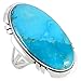 Sterling Silver 925 Genuine Turquoise Ring (9)