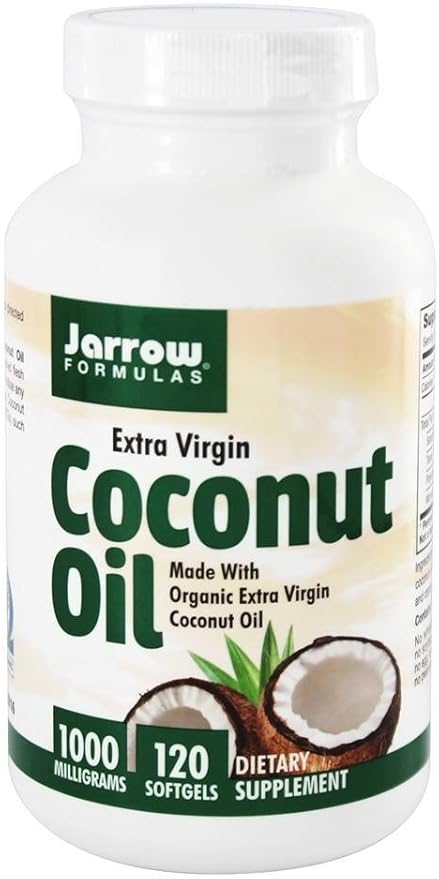 Amazon Jarrow Formulas ココナッツオイル エキストラバージン 1000 Mg ソフトジェル 1 粒 ジャロウフォーミュラズ Jarrow Formulas ドラッグストア