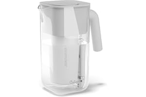 Culligan with ZeroWater Technology 7-Cup Water Filter Pitcher – Includes 5-Stage Advanced Water Filter, IAPMO Certified to Re