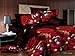 3 Piece Set Red Rose and Rings Soft 3d Comforter Set (02) (Queen)