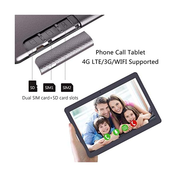 TOSCiDO Tablet 10 Inch 4G LTE Octa Core Tablet Android 11,4GB RAM,64GB ROM,Dual Sim,WiFi,Wireless Mouse | Bluetooth…
