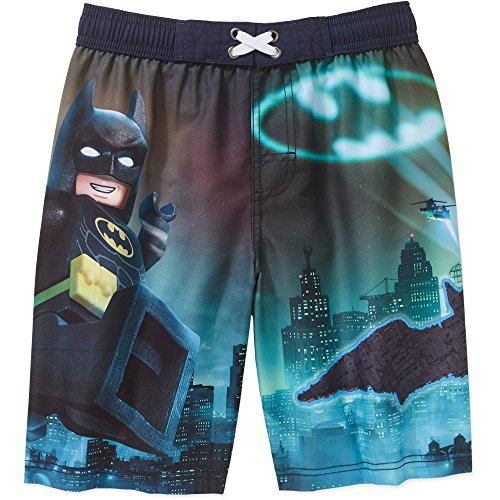 Lego Batman Boys Batman Gotham City Swim Trunks Shorts (4/5)