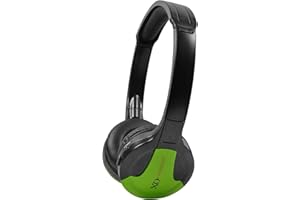 XO Vision IR630GR Universal IR Wireless Foldable Headphones - Green Wireless Bluetooth-Enabled Lightweight Portable for iPhone, Car, Kids Wireless Headphones for Universal Car Entertainment System
