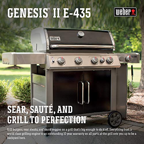 er Genesis II E435 4Burner Liquid Propane Grill, Black The Home