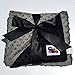 Reversible Unisex Children's Soft Baby Blanket Minky Dot (Black/Grey)
