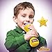 Little Pretender Kids Microphone | Voice Changer Toy Microphone with Record & Playback | Toddler Microphone with Multi-Color LED Lights and 6 Built-in Songs for Ages 3+