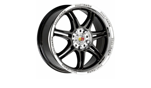Momo Corse Black Polished 15x6.5 ET38 4x114 Llantas de ...
