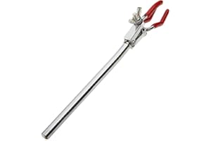 Dtacke 1pcs Adjustment 3 Prong lab clamp Three Prong Extension Flask Clip Clamp for Lab Stand