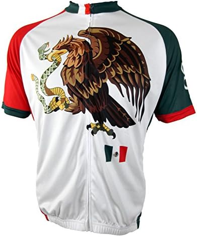 Viva la México - Men's Short Sleeve Bicycle Jersey (2X-Large)