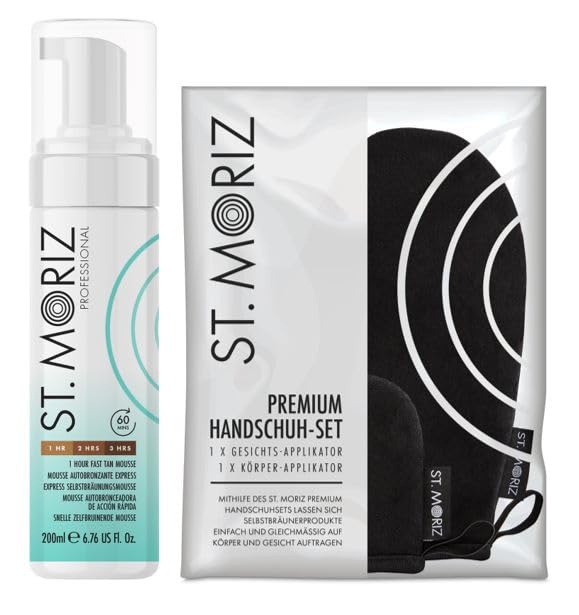 ST. MORIZ Professional Foam Express Self-Tanner + Applicator Kit