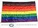 Gala Supplies LGBTQ Gay Lesbian Pride Rainbow Flag | Philly/Philadelphia New 8 Stripes Black & Brown, 3ft x 5ft Polyester, Be Proud Flag (1)
