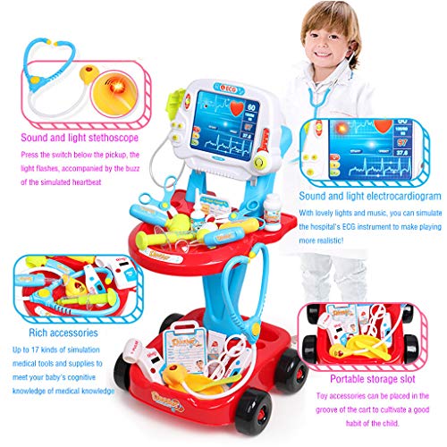 image for Unine_US STOCK Doctor Medical Kit, Unine ECG Medical with Electric Sim