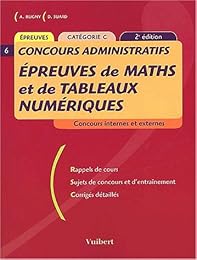 Épreuves de maths et de tableaux numériques