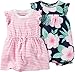Carter's 2 Pack Rompers 121g480, Pink Floral
