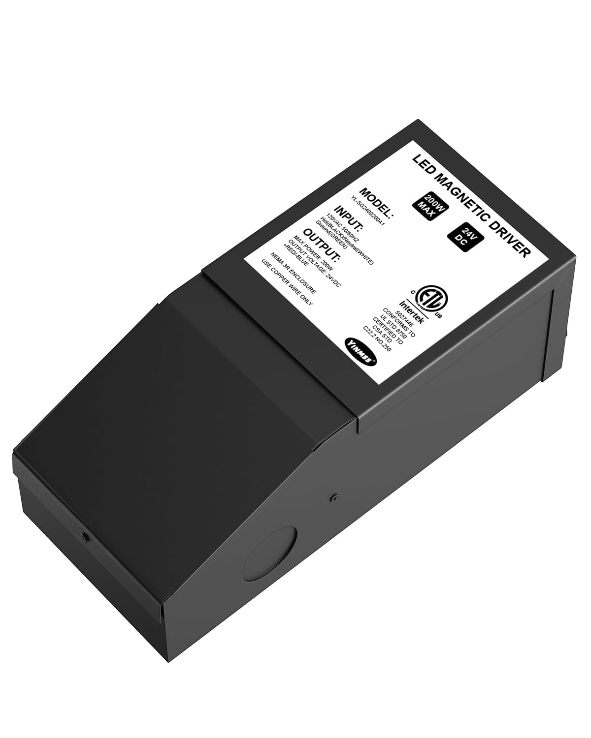 Photo 1 of LED Driver 24V 200W Magnetic Dimmable LED Transformer,Magnetic Power Supply 120VAC to 24VDC,Compatible with Lutron and Leviton Dimmers, for LED Strip Lights, Kitchen, Cabinet, ETL Listed