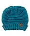 NYFASHION101 Oversized Baggy Slouchy Thick Winter Beanie Hat, Teal