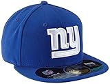 New Era NFL Mens New York Giants On Field 5950 Royal Blue Game Cap