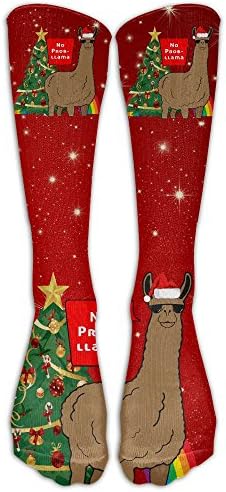 No Prob Llama Xmas Gift Men's And Women's Running Socks Built Strong For Outdoor Sports
