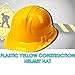 Dazzling Toys Construction Toy Helmet 6 Pack Construction Building Hats Pretend Play Accessory for Kids Building Projects