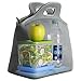 Neoprene Lunch Bag by GOPRENE | GREY | X-LARGE | Insulated Reusable Gourmet Lunch Tote Bags For Women Men Kids With Zipper | Utensil Pocket | 14 x 13 x 6.5 inches