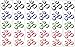30 Premium Ohm Temporary Tattoos, Aum Om