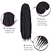Havana Twist Crochet Hair Mambo Twist Senegalese Crochet Braids Braiding Hair 100gram 12 roots/Pack (22inch, 1B)