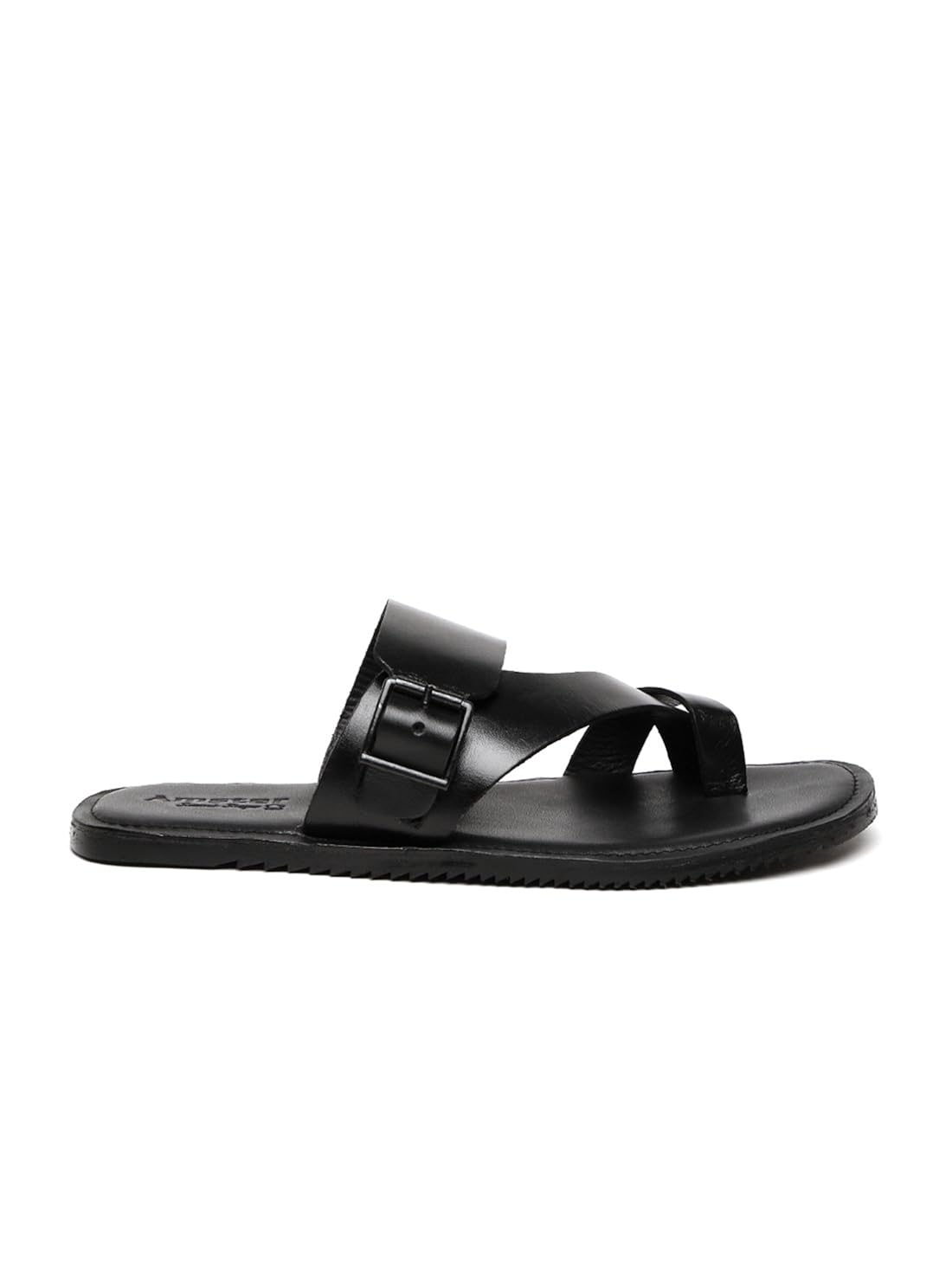 amster mens black geniune leather comfort sandals