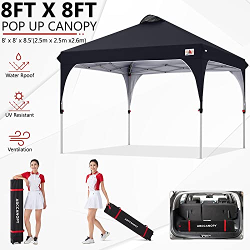 ABCCANOPY Outdoor Pop up Canopy Tent 8x8 Camping Sun ShelterSeries