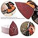 60 Grit Sanding Pads for Black and Decker Mouse Sanders, 12 Holes Hook and Loop Sandpaper - LotFancy Detail Palm Sander Sanding Sheets, Pack of 50
