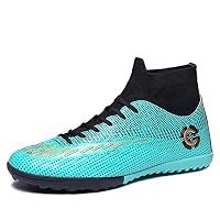 ciwoeiaa Ankle High Tops Soccer Boots Men