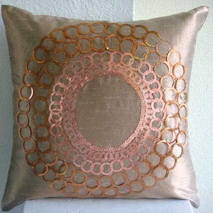 Amazon Com Luxury Dark Peach Pillow Covers 16x16 Inch 40x40 Cm