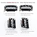 Dreamlover 30 Pack Black Stainless Steel Wig Clips, 6 Teeth Snap Combs Clips with Rubber for Hair Extensionthumb 4
