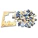 Small Jigsaw Puzzles for Adults Mini Puzzle 150 Pieces Small Puzzles Micro Piece Puzzles Challenging Difficult Travel Starry Night Rhone River Sunflower Puzzle 6 x 4 inches, 3 Pack