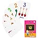 Star Right Numbers Flash Cards Matching Art, 36 Cards 1 Ring Ages Pre-K & K