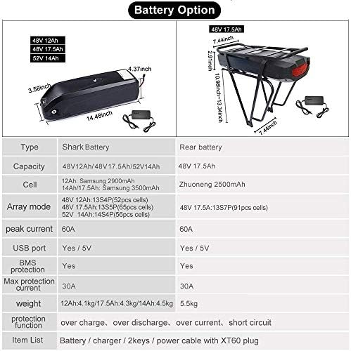 BAFANG BBS02B 48V 500W 750W BBSHD 1000W Motor Electric Bicycle