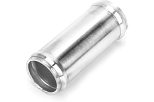 Aluminum Pipe Joiner + Radiator Hose Connector， 32mm Connector Metal， Aluminium Alloy Joiners 1.25in Tube Replacement