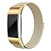 SWEES Metal Bands Compatible Fitbit Charge 2, Milanese Stainless Steel Metal Magnetic Replacement Wristband Small & Large (5.5