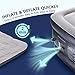 Cumbor Twin XL Air Mattress with Built-in Pump, Premium Elevated Inflatable Air Bed for Guest and Camping - Blow Up Double High Air Mattress Quilt Top, 80 x 40 x 18 inches , 2-Year Guarantee