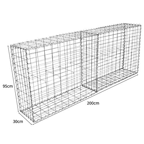 Gabionenkörbe 100 x 95 x 30cm / 4 Körbe – Bild 6