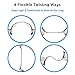 Bluetooth Headset Headphones Rymemo 2017 Hottest Match Color Wireless Music Earphones Stereo Earbuds/Headphone Sports/running Magnetic Neckband Style for Cellphone,Blue-Black