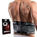Venom Lumbar Back Brace Compression Belt - Elastic Support & Adjustable Dual Straps for Lower Back Pain, Spasm, Strain, Herniated Disc, Sciatica, Scoliosis, Disc Bulge, Lifting, Men, Women